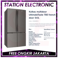 Electrolux EQE6000A-B Kulkas Side By Side 541L Kulkas Multidoor