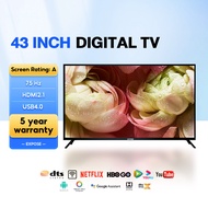 EXPOSE Smart TV 32 inch Android 11.0 TV 4K Ultra HD LED Murah Television Built-in TV box WiFi Dolby 