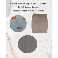 3mm Thick HPL Coated Round PVC Board