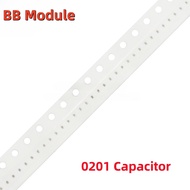 100PCS 0201 SMD Chip Ceramic Capacitor 0.5pF - 4.7uF 10pF 22pF 100pF 220pF 470pF 1nF 2.2nF 4.7nF 10n