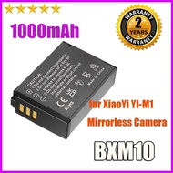 New ZRTZ 1000mAh BXM10 BXM-10 Battery Pack for XiaoYi YI-M1 Mirrorless Camera