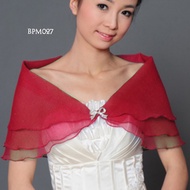 Wedding Accessories Maroon Bolero CardiganWanita Bpm027
