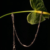 1900s 法國 幾何菱紋懷錶鍊