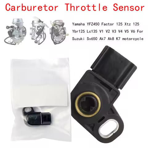 Throttle Sensor TPS For Yamaha YFZ450 Factor 125 Xtz 125 Ybr 125 Lc135 V2 V3 V4 V5 V6 For Suzuki Sv6