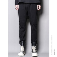 Spring-Autumn Dark Loose Fit Hip-Hop Cuffed Sweatpants