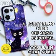 (KS27) Case Oppo Reno 13 5g-13f 4g-5g-13 Pro 5g 2024 Cat Picture Motif/ Oppo Reno 13 5g-13f 4g-5g-13