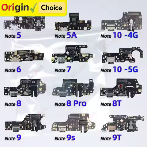 Bottom Dock USB Mic Board Charging Connector Port Flex Cable For Xiaomi Redmi Note 5 6 7 8 9 10 13 5