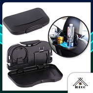 iDECO Folding Auto Cup Holder Car Back Seat Table Drink Food Tray rack Auto Travel Desk