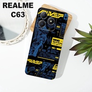 G4 - Latest REALME C63 Softcase 2024 - pro camera softcase - AESTHETIC Motif - flexible rubber mater