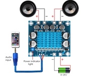 Modul XH-A232 TPA3110 30W+30W 2.0 Channel Digital Stereo Audio Power Amplifier KIT Power Amplifier TPA 3110 Class D 30 + 30 WATT XH-A232 60W 2X30W  2CH Stereo Audio Power Amplifier XH A232