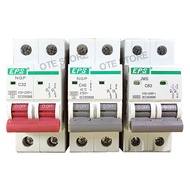 EPS MCB 2 Pole 6kA C CURVE (32A/40A/63A)