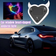 [Pink Heart] LED Ambient Light/Car Ambient Light/Solar Car Decorative Light