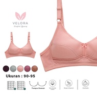 Velora - Jumbo Size Basic Bra Without Wire & Foam | Comfortable B-TG Size 90B-95B CHEERFULL