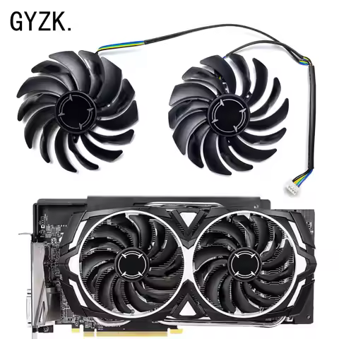 New For MSI Radeon RX590 580 570 ARMOR OC Graphics Card Replacement Fan PLD10010S12HH