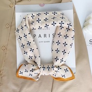 Fashion Cotton Linen Square Scarf 2024 Bib Silk Scarf Decoration All-Match Neck Protection Scarf Thi