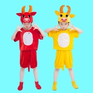 Children's Calf Performance Costume Animal Flower Cow Ranch Little Guaiguai Cow Milk Pasture Perform