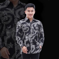 BB Batik Lelaki Batik Pria Batik Shirt For Men With Big Bird Motif