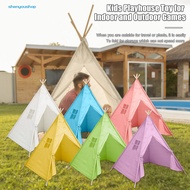 [SYS]1 Set Small Tent Easy Assembly Kids Tent Foldable Triangular Small Tent Children Playhouse Toy for Girl And Boy