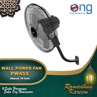 Kipas Angin Tempel Dinding Wall Power Fan 18 Inch Maspion PW455