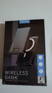 MANKOL MH117 有線 無線充電行動電源 外接電源 magsafe 磁吸 15w無線充 有線超級快充 電量顯示 有3c 10000mAh 尿袋 ccc