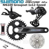 SHIMANO DEORE M6100 Groupset MTB Mountain Bike Groupset 1x12-Speed 32T 170 175mm 10-51T M6120 M6000