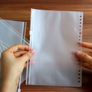 Set of 2 zip storage bags - notebooks A5- A6 - B5 - A4