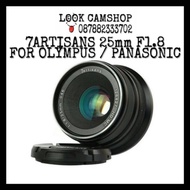 7ARTISANS 25mm 25 F1.8 MIRRORLESS CAMERA LENS FOR PANASONIC OLYMPUS