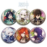 Genshin Impact 4th Anniversary 58 Badges Two-Dimension 58 Laser Bar Ji Fu Nina Thunder And Lightnin