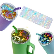 flgo Cup Lid Labels Molds Silicone Cup Nameplate Mold Decorative Sheets Mould