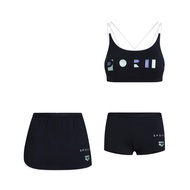 ARENA ARENA X SPORT B. LADIES BRA TOP SET WITH SKIRT - BLACK