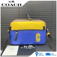 [100% Original] cowhide bag men coach messenger bag Camera bag