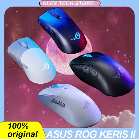 Asus Rog Keris Ii Ace Wireless Mouse 3mode 2.4g Bluetooth 4k 8k Return Rate Ergonomics 42000dpi Cust