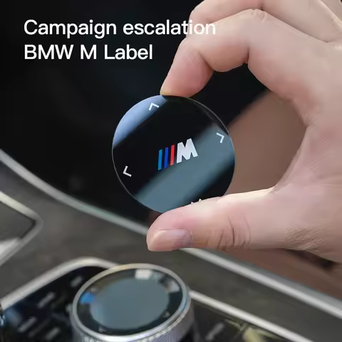 -BMW Car Interior Multimedia Button Decor Sticker For BMW X1 X2 X3 X5 X4 X6 X7 G01 G02 M3 M4 M5 G30 