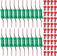 Xuhal 20 Pack 50W 6ohm Load Resistor Turn Signal LED Resistor Kit Fix Fast Flash Blink Error Code Fl