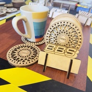 PLYWOODS COASTER CAR RIMS (BBS)