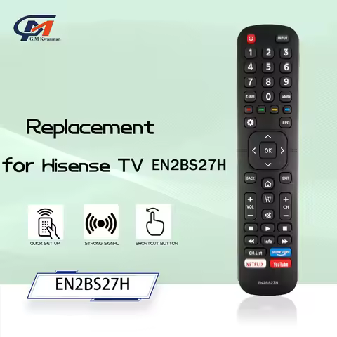 EN2BS27H New Replacement Remote Control fit for Hisense Smart TV 43R6 50R6 55R6 65R6 70B7100UW 55B71