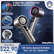 ODOROKU 100 Turbo Speed Portable Mini Jet Fan 3600mAh Battery Rechargeable Mini Fan With Adjustable