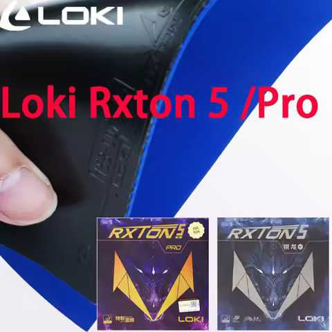 Loki Rxton 5 /Pro Ping Pong Rubber Sheet ITTF Approved Pinple's in Table Tennis Rubber For Beginner