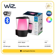 WiZ ELPAS 8.5W 950LM IP65 TUNABLE WHITE 2200K-6500K + RGB BLUETOOTH SMART LED WALL LIGHT