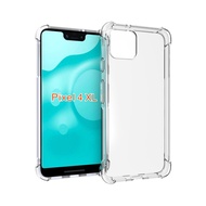 Cover For Google Pixel 2 3 3A 4 4A XL Phone Protective Anti-fall Soft Silicone TPU Clear Case