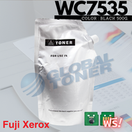 ผลิตจากญี่ปุ่น ผงหมึกเทียบ สำหรับ WC 7525 / 7535 / 7835 / 7855 : Fuji-Xerox ขนาดบรรจุ 500g.