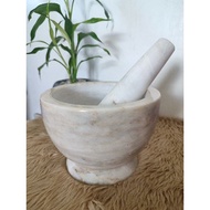 Mortar and Pestle 9" - 9.5" inchs Dia. 100percent Pure MARBLE
