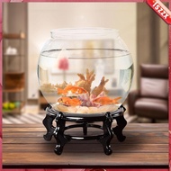 [Lszzx] Chinese Fishbowl Display Stand Wooden Plant Stand Flower Pot Base Indoor Plant