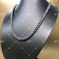 [Titanium Ti] Pure Titanium Hall Double Woven Keel Chain 7.0mm Wide [Sold Exclusively In Taiwan] Ret