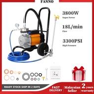 3800W Electric High Pressure Airless Paint Sprayer Spray Gun Latex Paint Spraying Machine 噴漆機