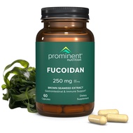 Fucoidan Gut Health & Immune Support Supplement – 250mg, 60 Count – Premium Brown Seaweed Extract - 