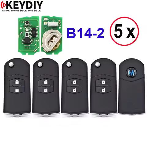KEYDIY B-Series B14-2 Original 2 Buttons Universal Remote Control Key for KD-X2 KD900 KD MINI KD-MAX