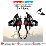 7 Speed Bicycle Gear Shifter Speed Shifter Handle Brake/ Pair of Right Bicycle Shifter/ 3 and 7 Spee