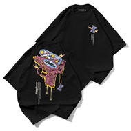 Crew T-Shirt“ HAPPY “ OVERSIZE T-SHIRT / DISTRO MEN'S OVERSIZE T-SHIRT / SHORT SLEEVED OVERSIZE T-SH