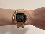 Casio 紅金磚 / 玫瑰金色方塊 GMW-B5000GD-4